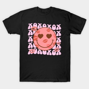 Xoxo Valentine’s Day Smile Face T-Shirt